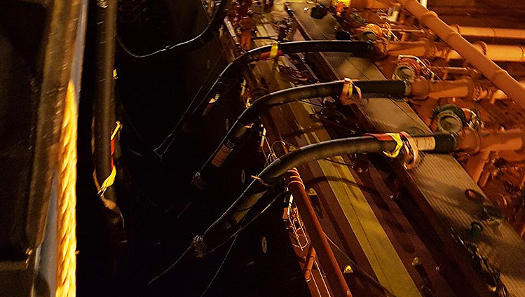 Manguera de búnker STS marino: el 