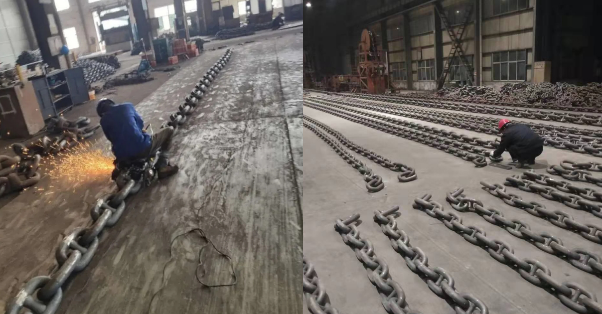 Introducción al proceso de producción de cadenas de anclas marinas-Parte 1