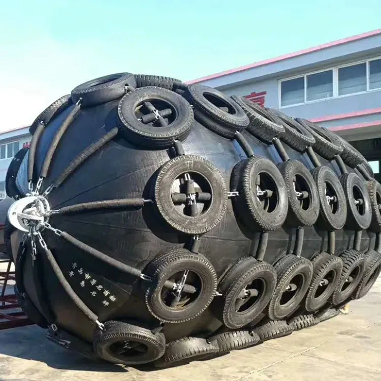 Defensa de goma neumática